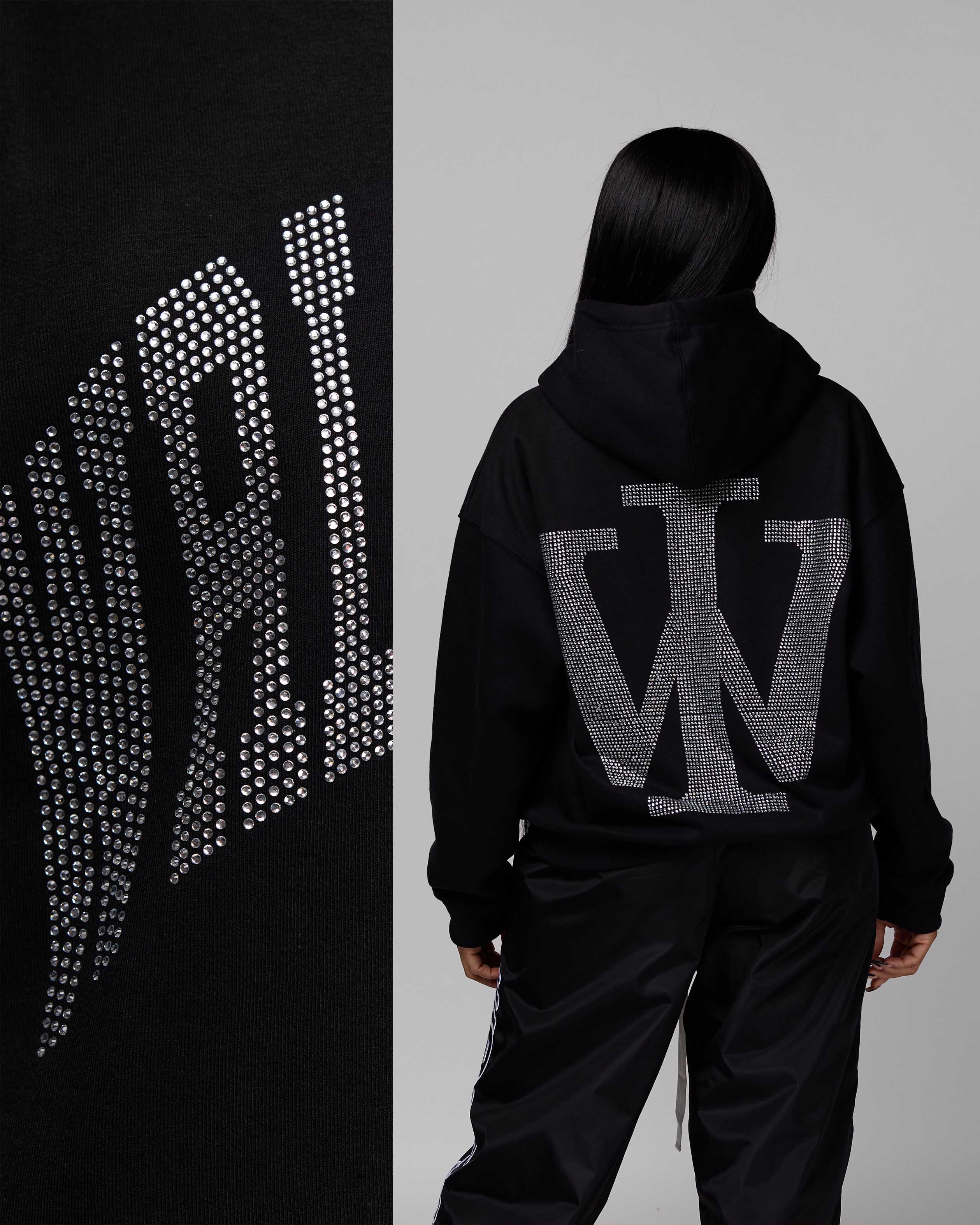【Supreme x Stone 】 Hooded Sweatshirt Black - 23FW Supreme Stone Island Hooded Sweatshirt (FW23) Black Men's