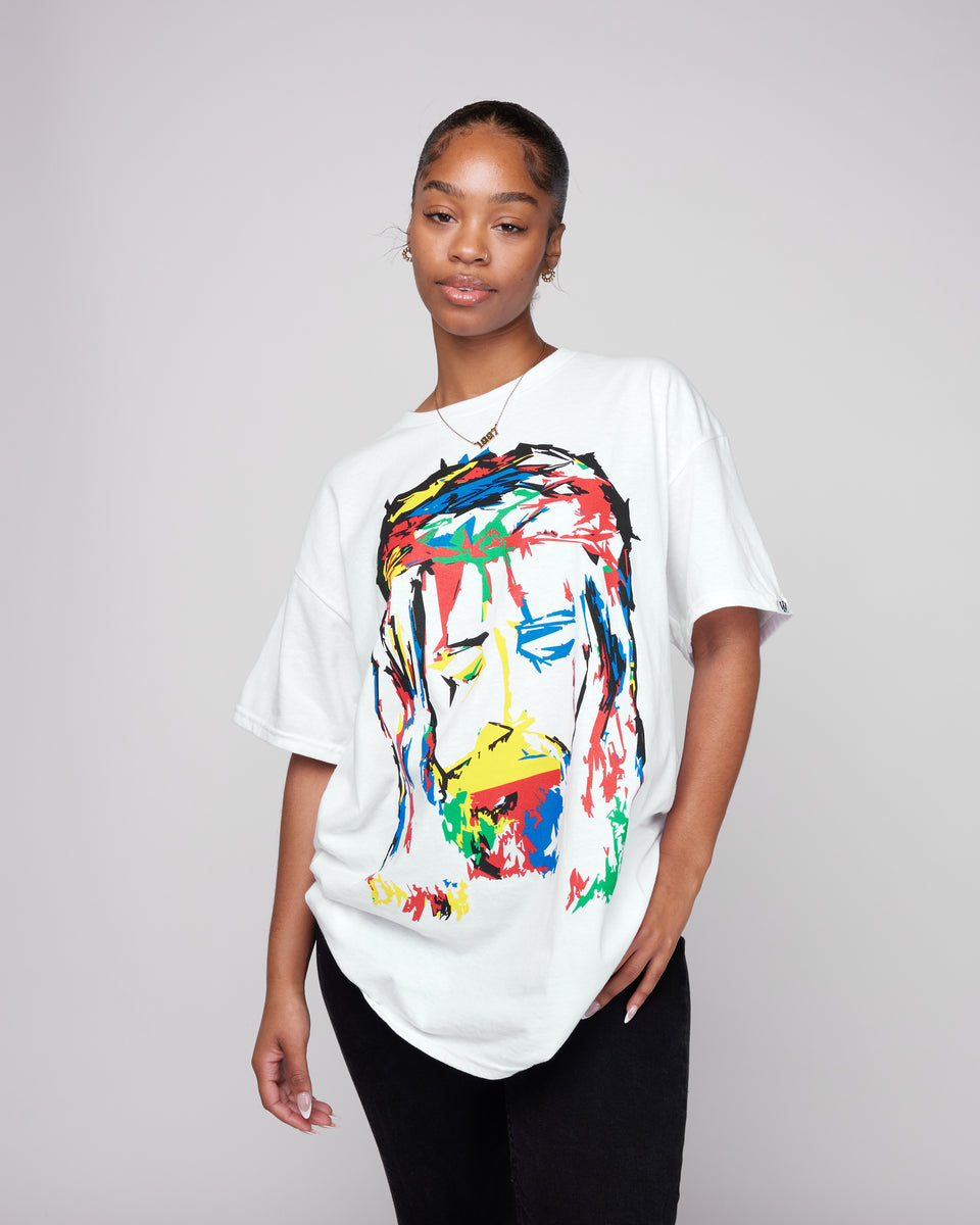 トップス GREATLAND ORIGINAL JESUS TEE WHITE LARGE GREATLAND ORIGINAL JESUS TEE WHITE LARGE グレートランド greatLAnd