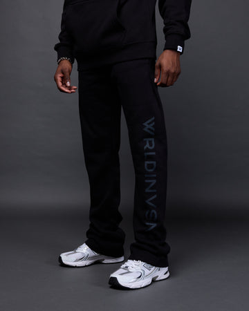 Classic Flare Pants (Black/Black)