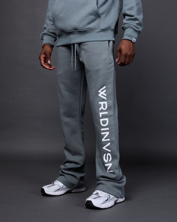 Classic Flare Pants (Seagreen/White)