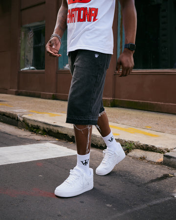 WI “Couldn’t See” Denim Jorts (Black)