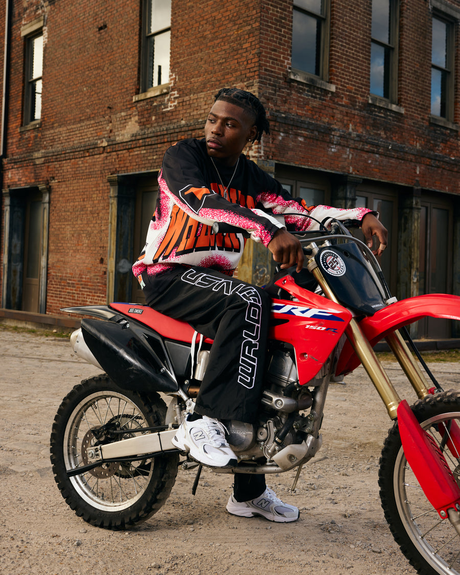 Motorsport Longsleeve Jersey (Black) [Premium + Heavyweight]