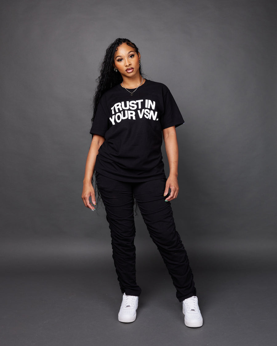 “Trust In Your VSN” Tee (Black/White)