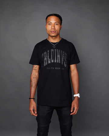 “Big Arch” Tee (Black/Black Puff)