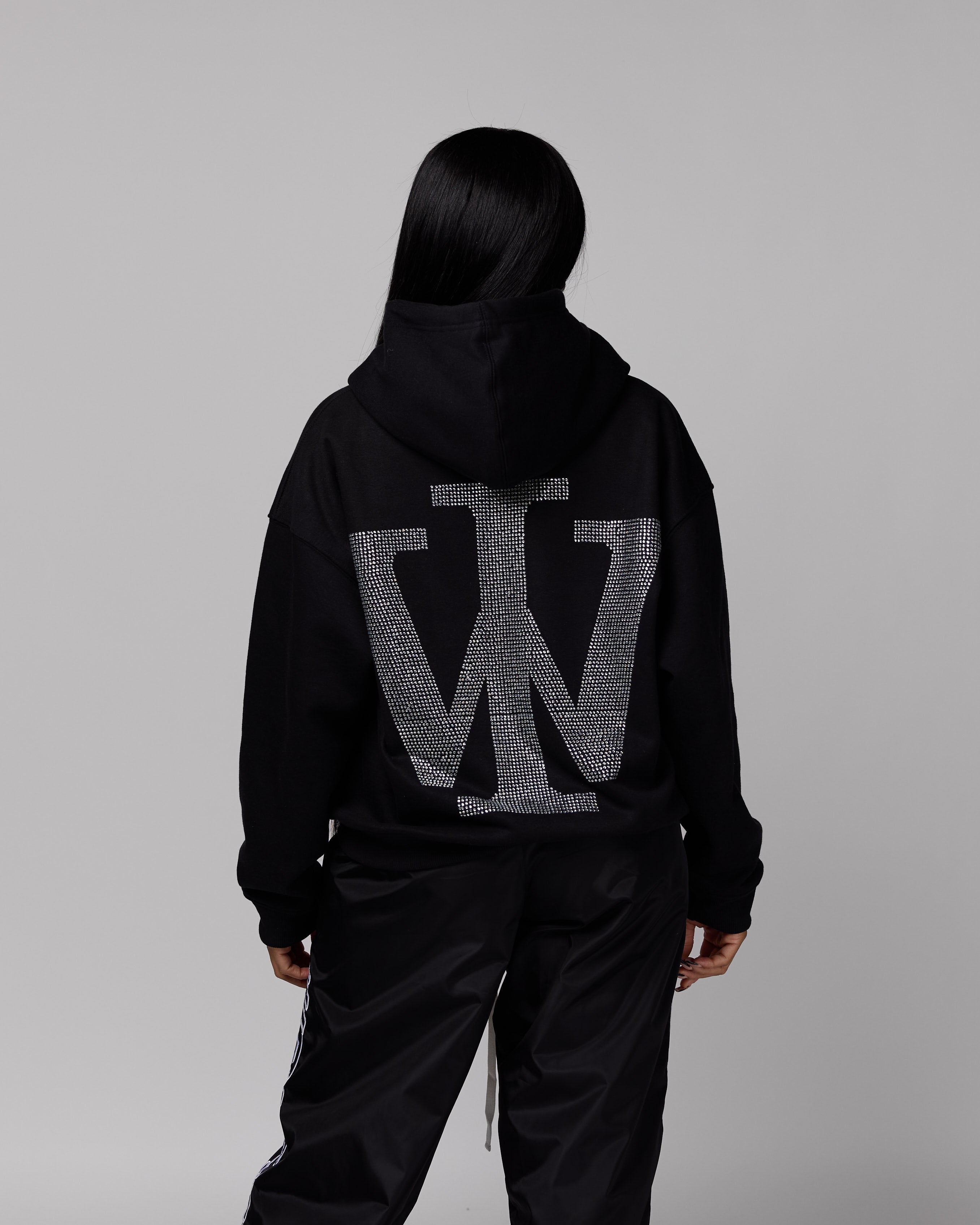 ◇DNSR◇ Oversized Kingdom Hoodie Black 14 OZ Black Drop Shoulder Hoodie – BLANK KINGDOM