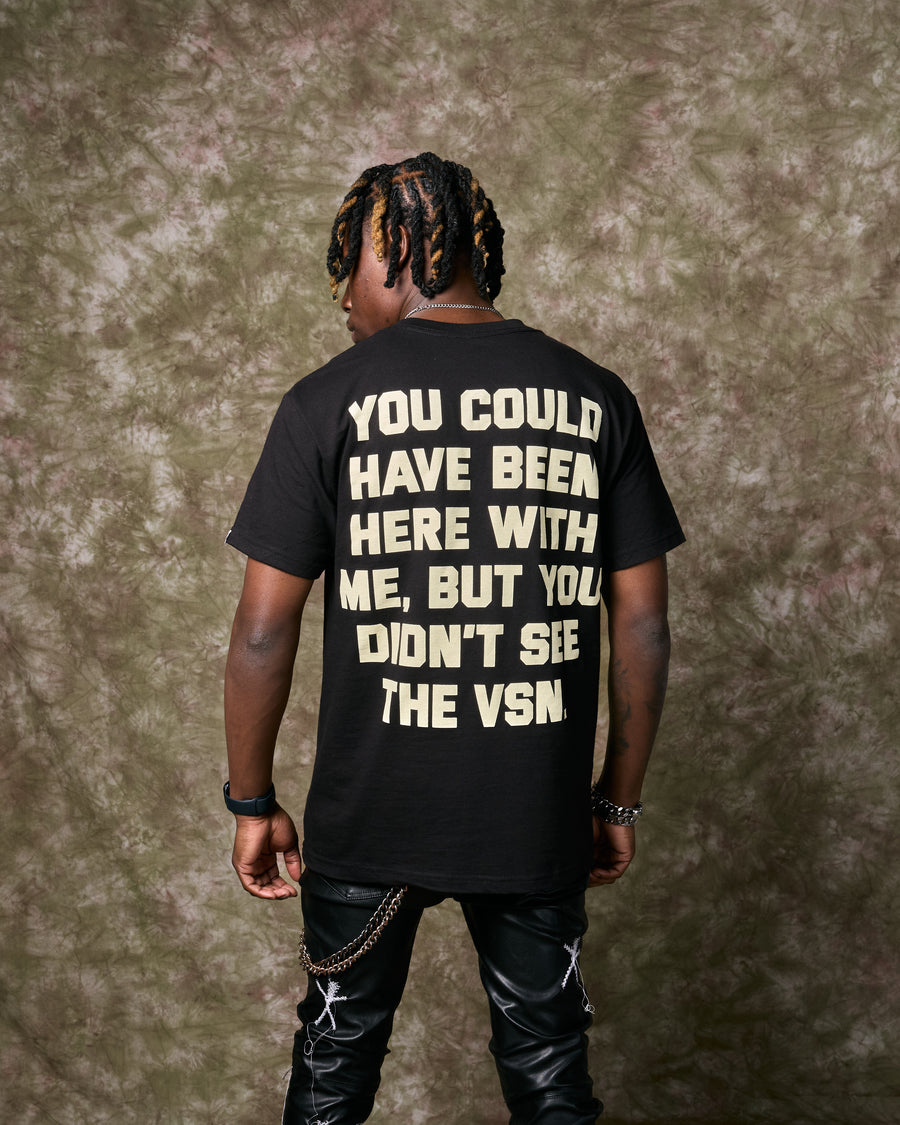 “Could’ve Been” Tee (Black/Off-White)