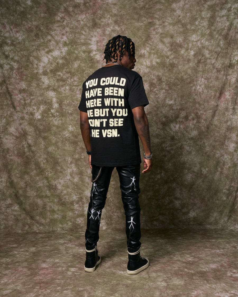 “Could’ve Been” Tee (Black/Off-White)