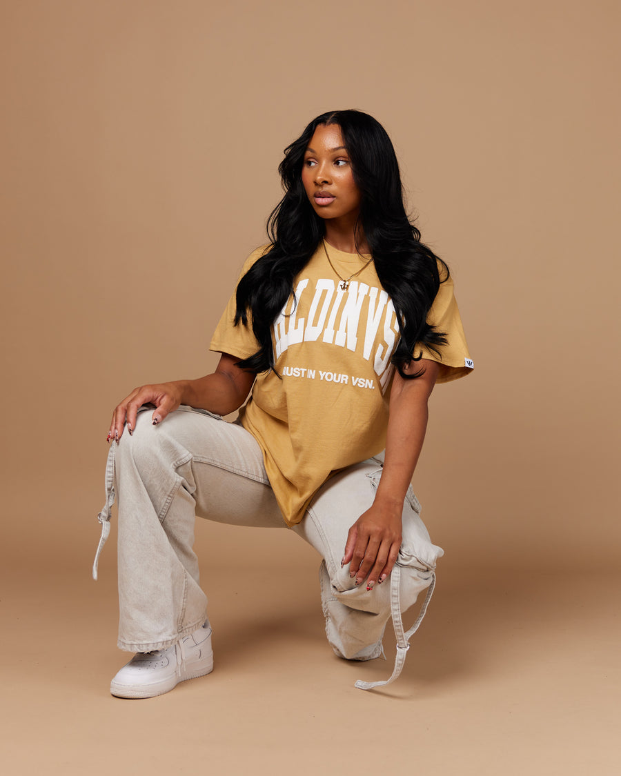 “Big Arch” Tee (Timberland/Puff White)