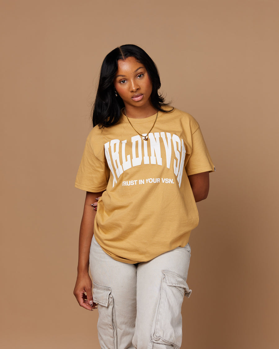 “Big Arch” Tee (Timberland/Puff White)