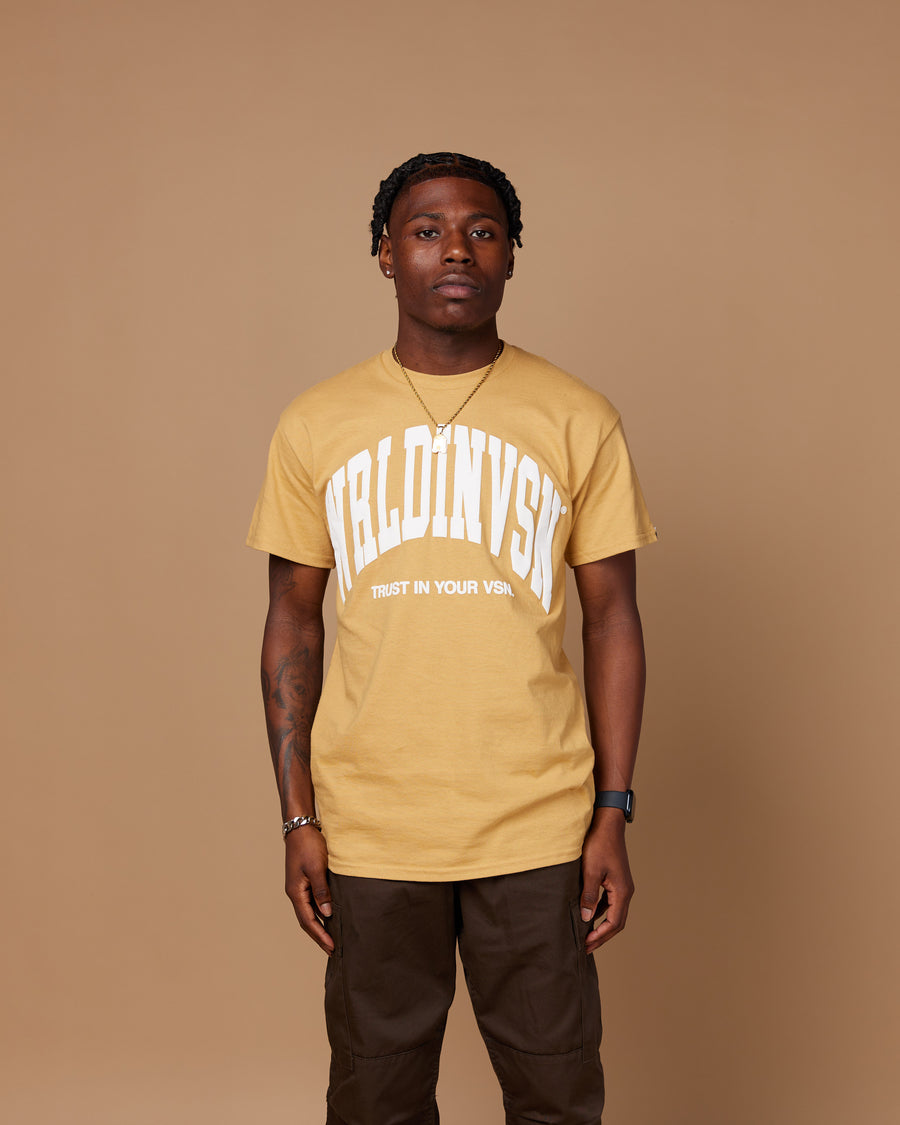 “Big Arch” Tee (Timberland/Puff White)