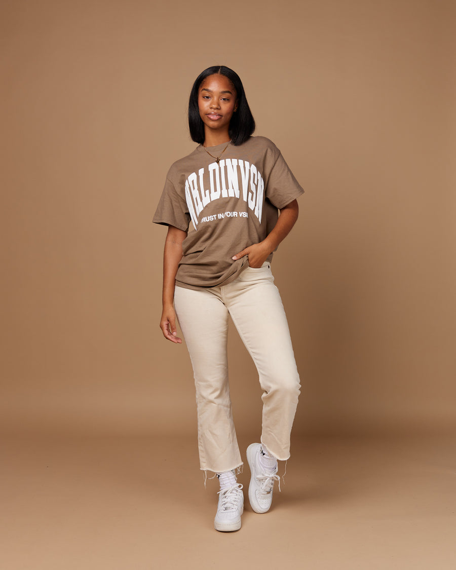 “Big Arch” Tee (Pebble/Puff White)