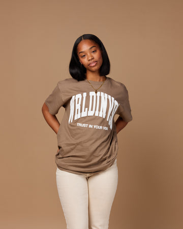 “Big Arch” Tee (Pebble/Puff White)