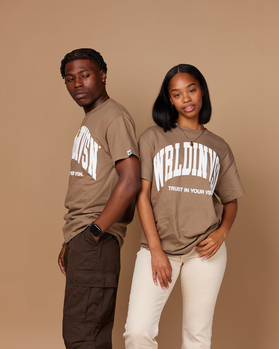 “Big Arch” Tee (Pebble/Puff White)