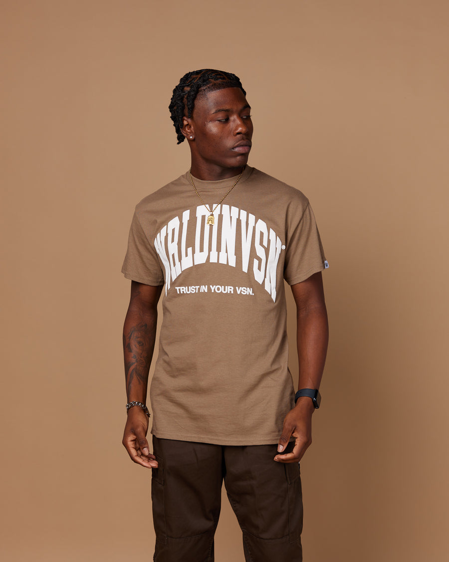 “Big Arch” Tee (Pebble/Puff White)