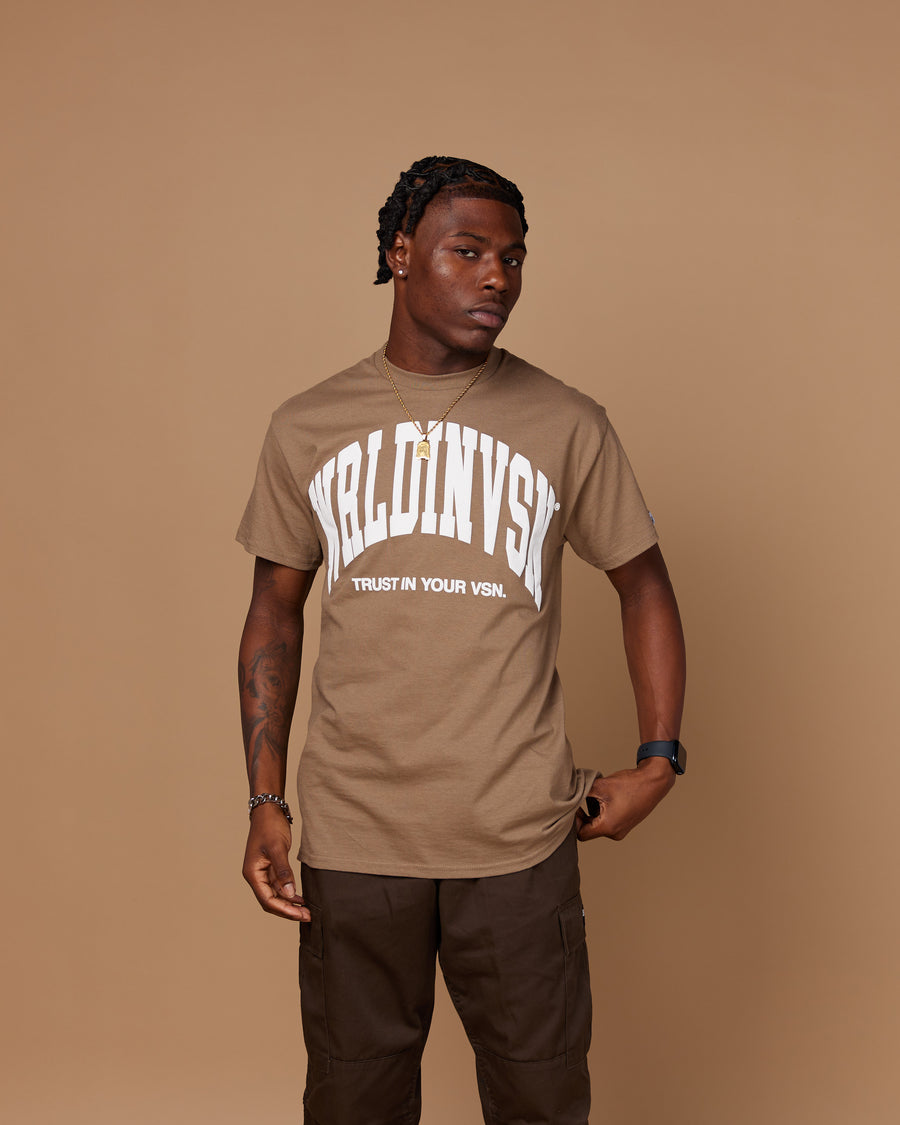 “Big Arch” Tee (Pebble/Puff White)