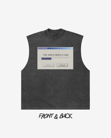 “Retro Browser” Cut Off Tee (Heavyweight & Oversized)
