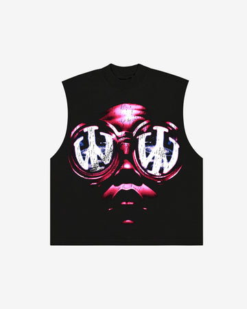 “VSN Goggles” Cut Off Tee (Heavyweight & Oversized)