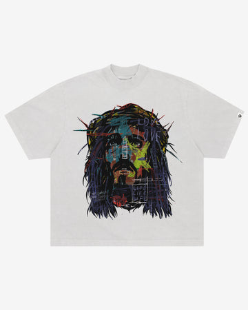 “Abstract Jesus Remixed” Boxy Tee (Heavyweight & Oversized)