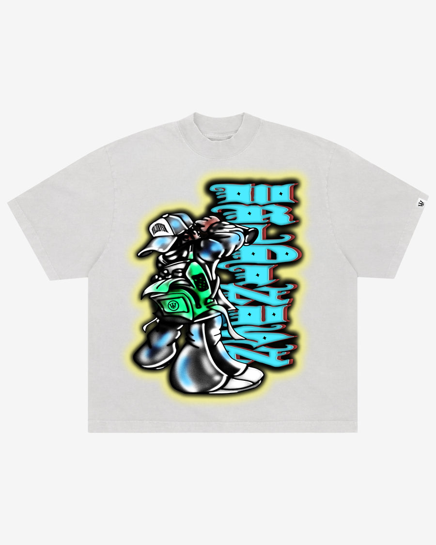 “Airbrush” Boxy Tee (Heavyweight & Oversized)