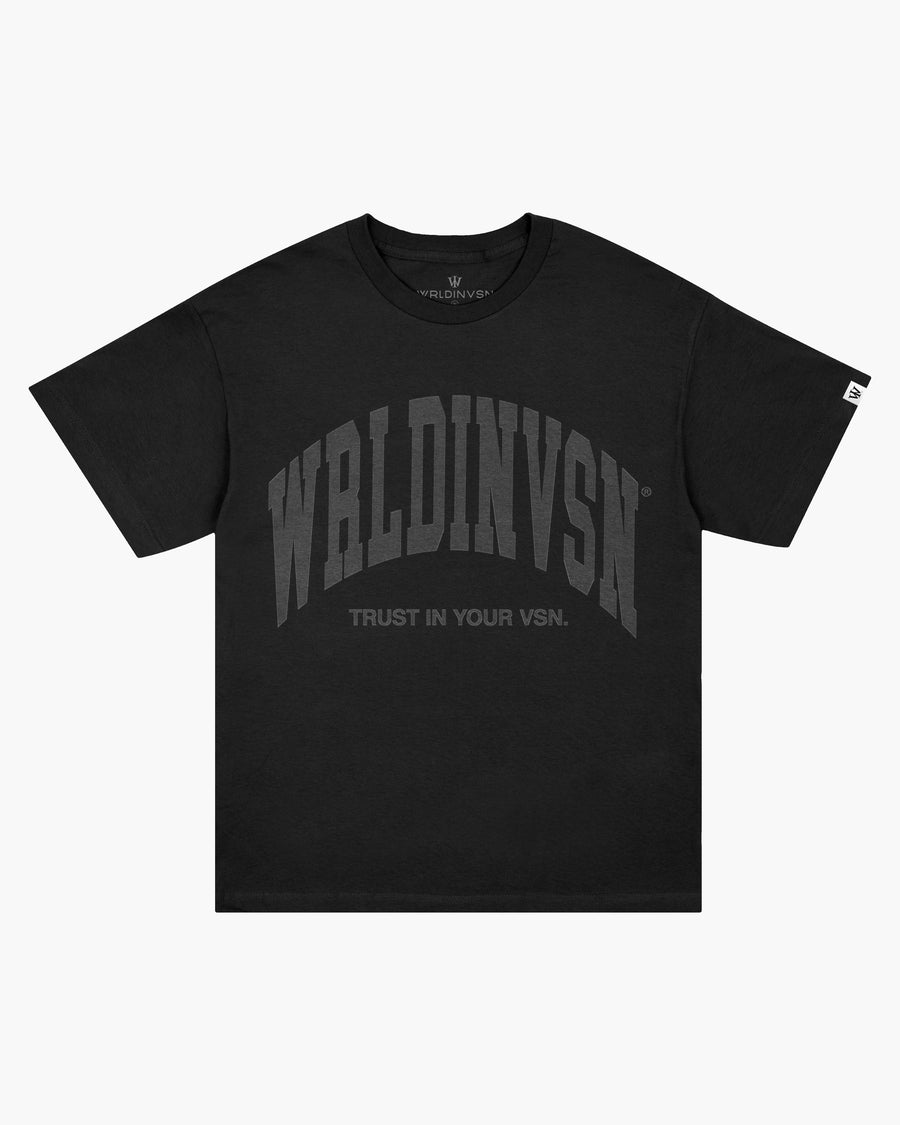 “Big Arch” Tee (Black/Black Puff)