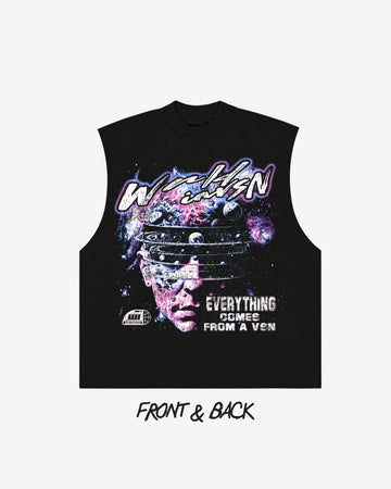 “Everything Comes From A VSN” Cut Off Tee (Heavyweight & Oversized)
