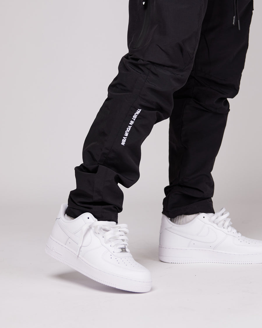 TIYV Utility Cargo Pants (Black)