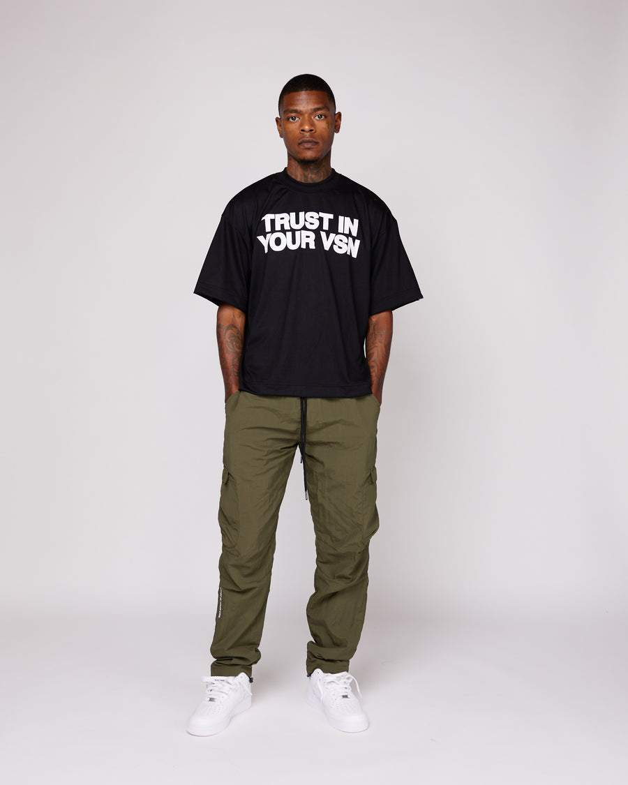 Premium “TIYV” Oversized Shirt (Black/White)